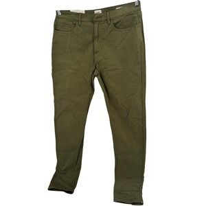 Flint and Tinder Pants 33x34‎ Mens Green Tapered Fit Huckberry Minimalist